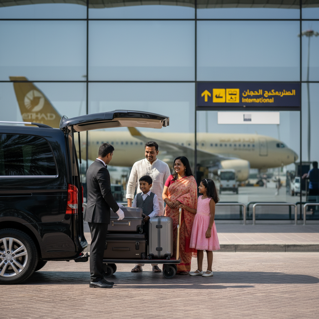 Airport Transfer Dubai, Dubai airport service, luxury transfer Dubai, chauffeur service Dubai, DXB transfer safety, stress-free travel, limousine service Dubai