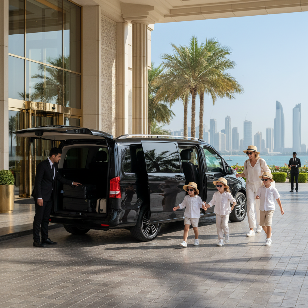 Airport Limo Dubai, DXB airport transfer, luxury car service Dubai, early morning airport pickup, Dubai chauffeur service, reliable airport transfer
