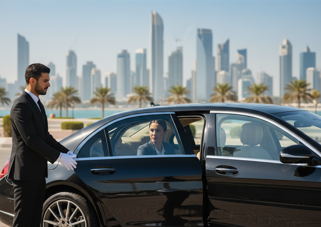 Limousine Taxi Dubai, corporate travel, executive transfers, Dubai chauffeur service, luxury transport Dubai, business travel UAE, premium airport transfers