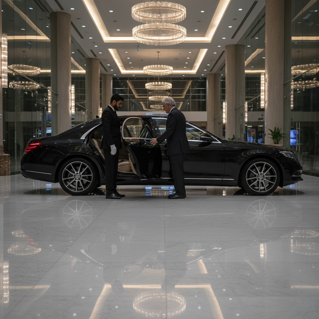 Limo Service Dubai, Dubai airport transfer, DXB chauffeur service, luxury car hire Dubai, reliable airport pickup, stress-free travel Dubai, Dubai limousine service