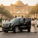 Airport Limo in Dubai and Abu Dhabi, Late-night airport transfer UAE, Safe airport pickup DXB AUH, 24/7 chauffeur service, Executive night arrival transport