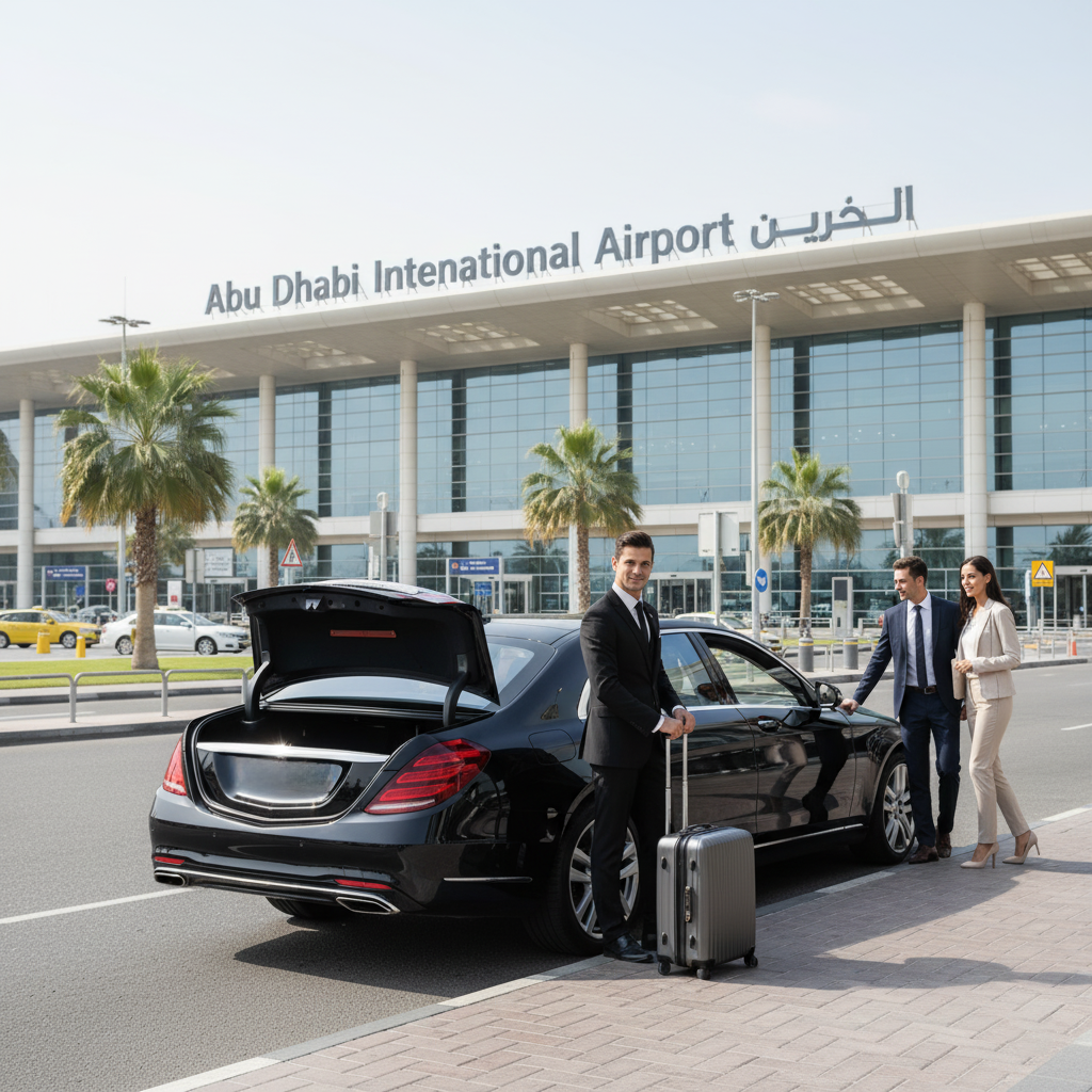 Chauffeur Services in Abu Dhabi, Abu Dhabi airport transfer, VVIP car service Abu Dhabi, Executive transport Abu Dhabi, Luxury hotel transfers AUH