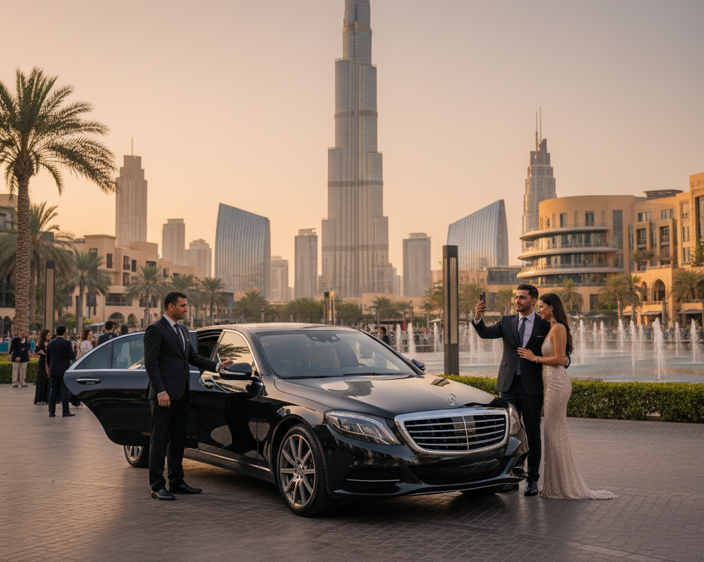 Limo Service Dubai, executive car service, Dubai business travel, chauffeur service corporate, luxury transportation Dubai, arrive in style Dubai