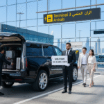 Abu Dhabi Airport Pickup, AUH chauffeur service, luxury airport transfer Abu Dhabi, executive car service AUH, Abu Dhabi business travel, meet and greet AUH