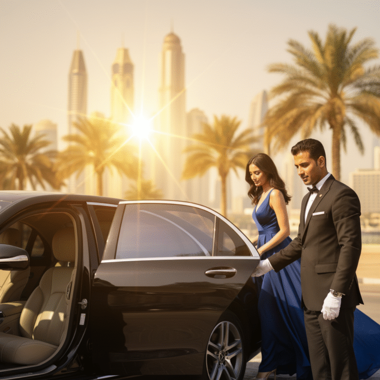 Limousine Service Dubai, festival transport Dubai, luxury group travel Dubai, New Year's Eve limo, chauffeur service Dubai festivals, Dubai Shopping Festival transport