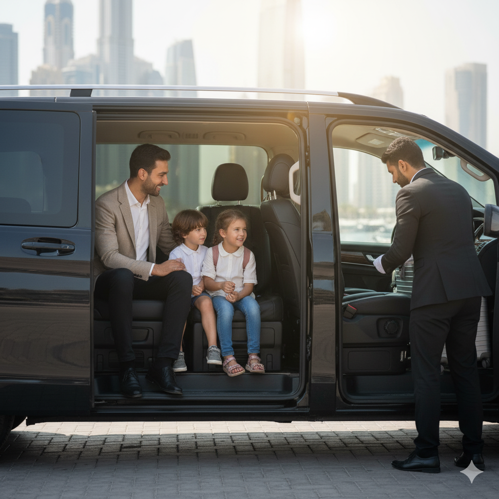 Limousine Service Dubai, VIP airport transfer, DXB pickup, DWC chauffeur service, luxury limousine Dubai, Dubai meet and greet, executive airport transport