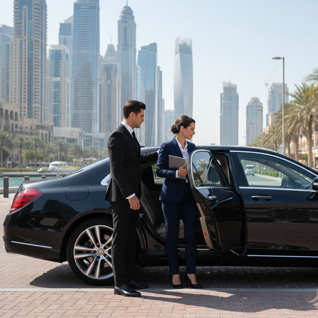 Chauffeur Services Abu Dhabi, Business delegation transport, Corporate ground transportation UAE, VIP group travel Abu Dhabi, Executive chauffeur service