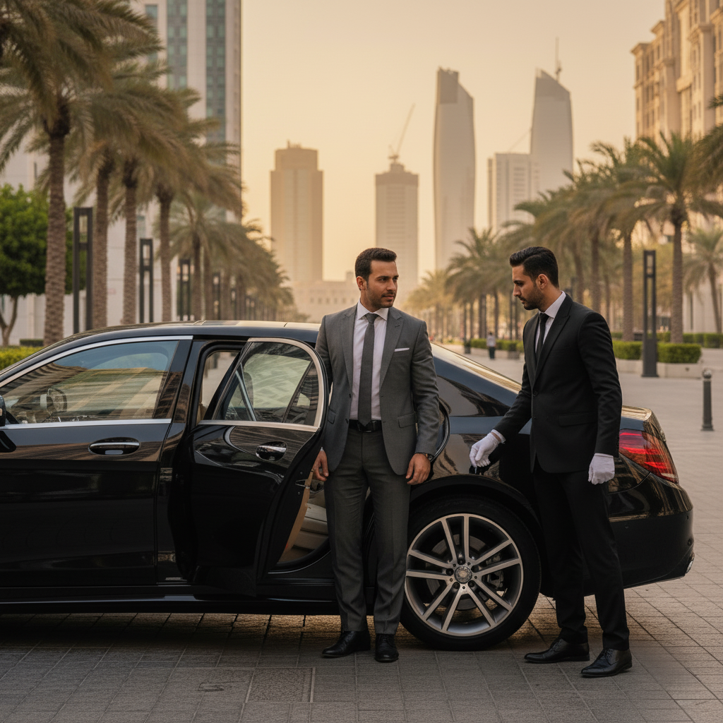 Luxury Limousine Service Abu Dhabi, VIP travel, premium chauffeur service, Abu Dhabi airport transfer, corporate limousine, Rolls-Royce hire Abu Dhabi, high-end car rental, exclusive packages, premium prices