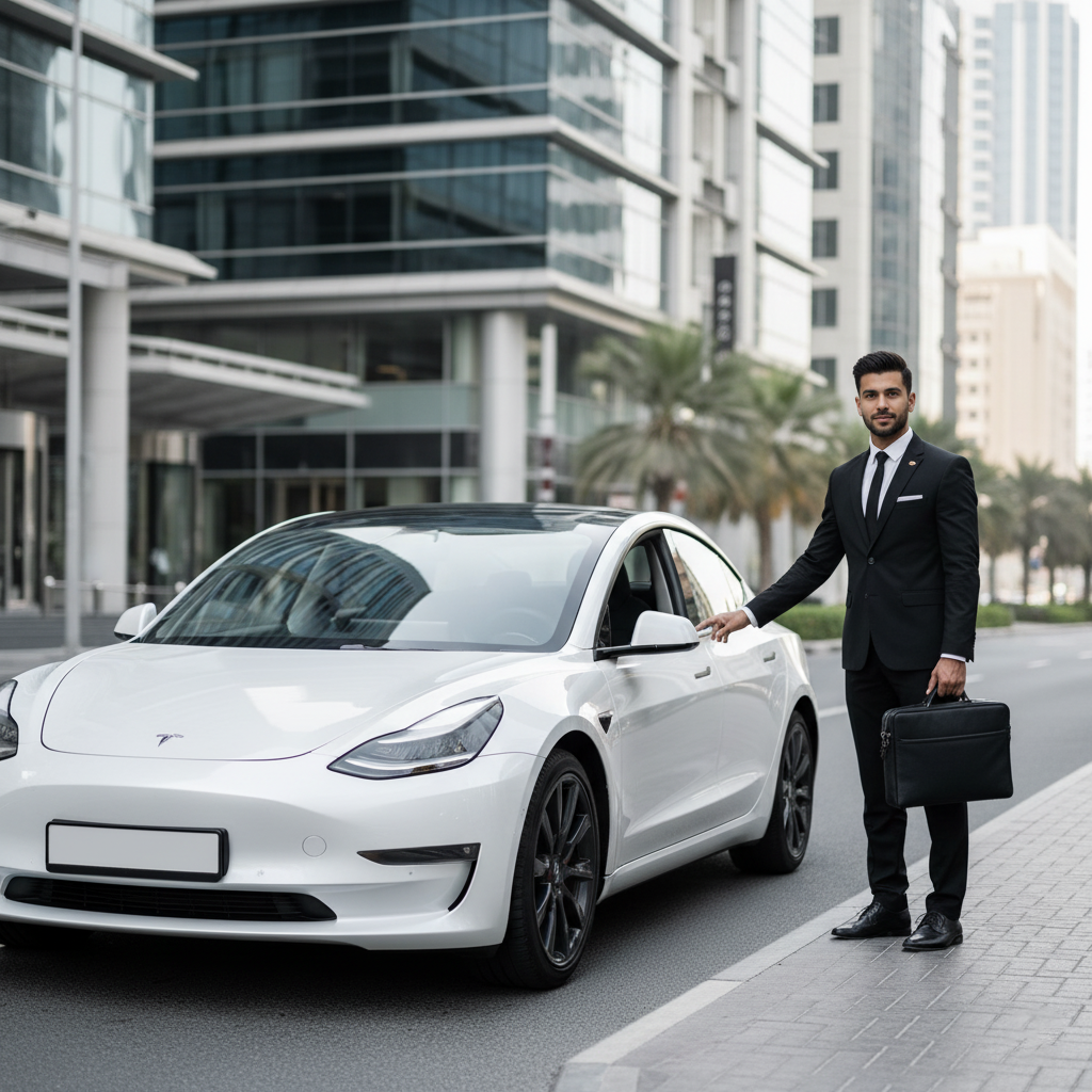 Dubai to Abu Dhabi Car with Driver, early morning pickup, chauffeur service UAE, Abu Dhabi International Airport transfer, DXB to AUH transfer, executive car service Dubai, professional chauffeur