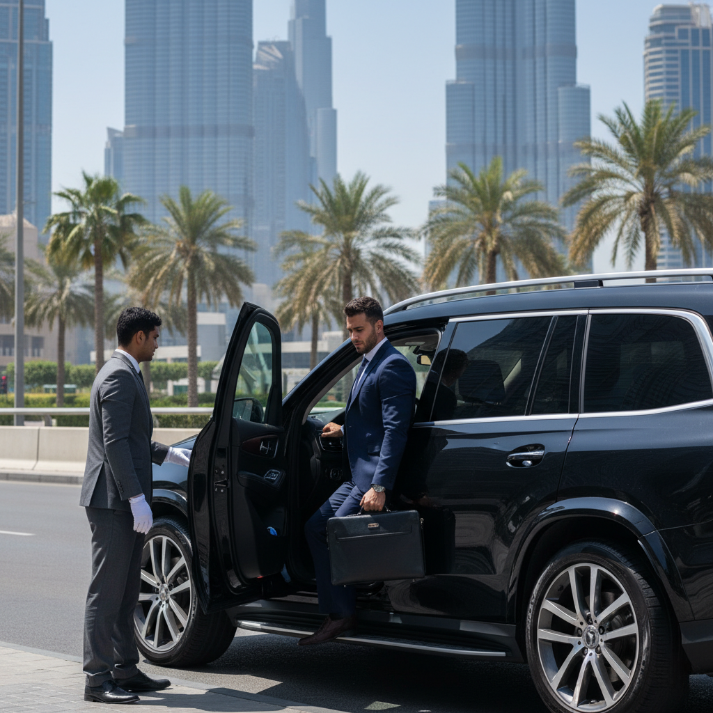 Limo Service Abu Dhabi, experienced chauffeur Abu Dhabi, diplomatic transport AUH, executive limo service, professional chauffeur training, secure transport Abu Dhabi