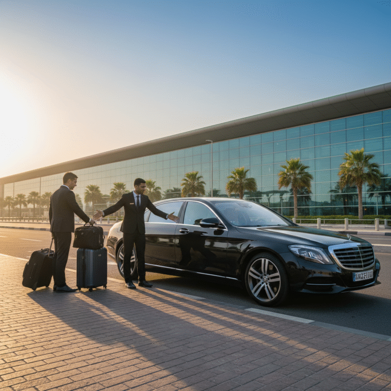 Airport Transfer Dubai, Dubai early morning flights, DXB transfer, DWC pickup, luxury airport transport Dubai, Chauffeur service Dubai