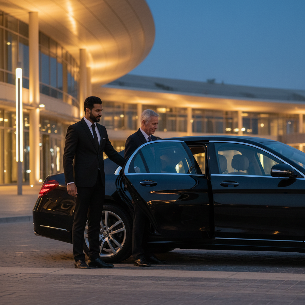 Private Chauffeur Services, Abu Dhabi Luxury Travel, Executive Transportation AUH, VIP Car Service UAE, Wasalni Limousine
