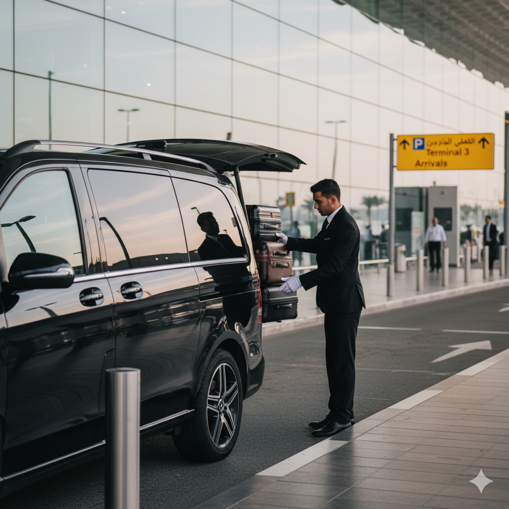 Chauffeur Services in Dubai, luxury transport Dubai, executive car hire, Dubai airport transfer, professional drivers UAE, value of chauffeur service