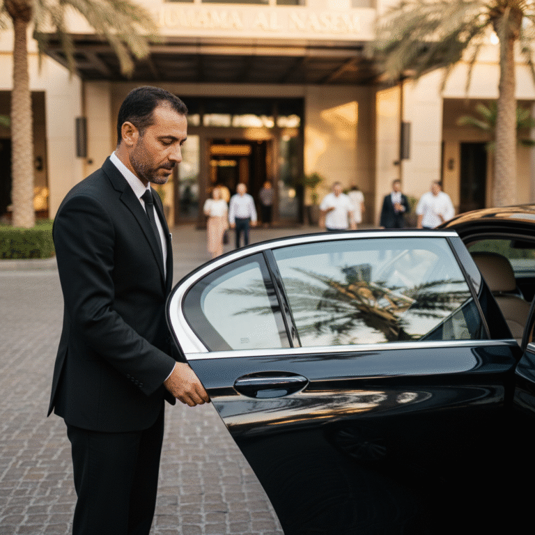 Chauffeur Services Abu Dhabi for Embassy, Diplomatic Transportation UAE, VVIP Guest Service Abu Dhabi, High-Security Chauffeur, Wasalni Limousine