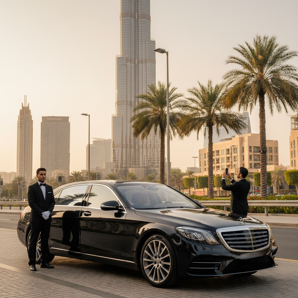 Chauffeur Services for VIP Guests, luxury event transportation UAE, Dubai VIP car service, Abu Dhabi events transport, celebrity transportation UAE, professional chauffeur services