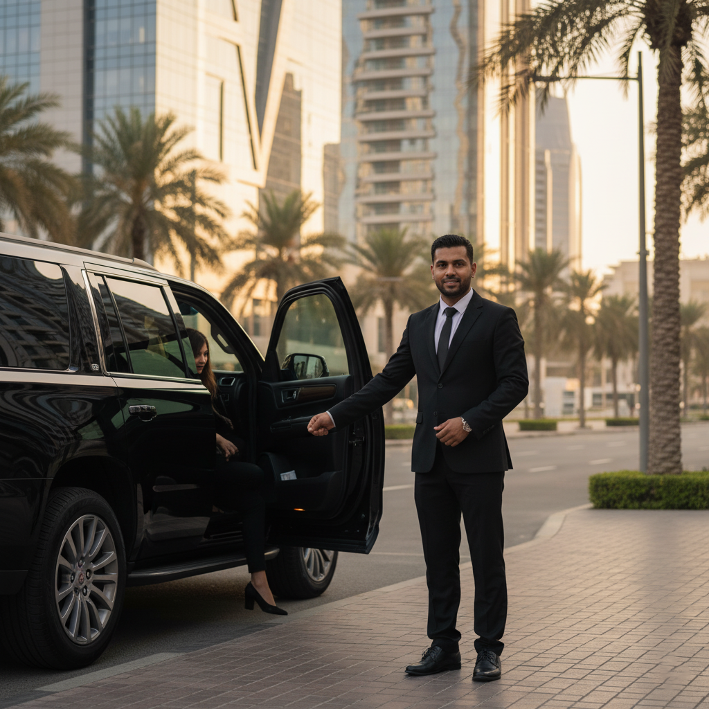 Chauffeur Services in Dubai, Dubai conference transport, Expo attendee transportation, professional car service Dubai, business travel Dubai, executive travel Dubai, luxury transport Dubai, event logistics Dubai