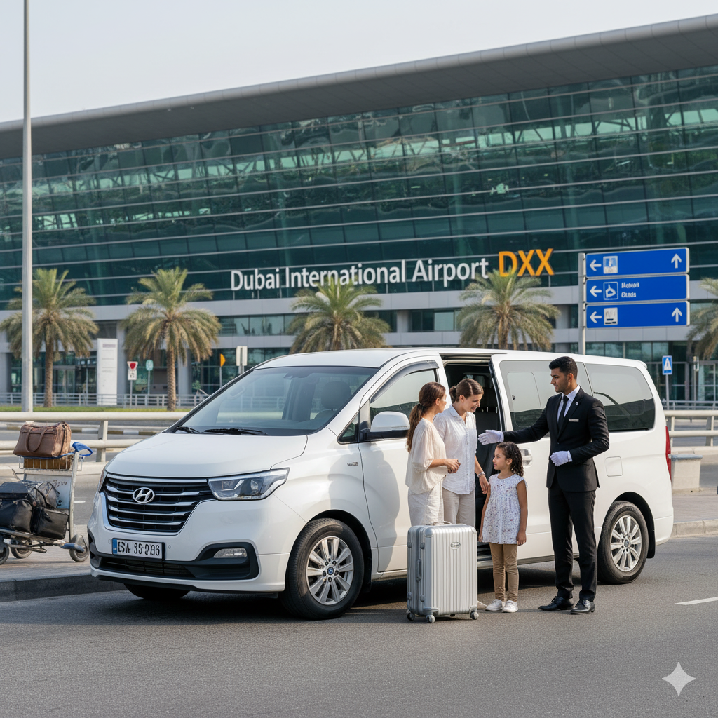 Airport Transfer Dubai, luxury limousine Dubai, Dubai airport chauffeur, DXB transfer, Dubai ground transportation, book online, luxury travel Dubai