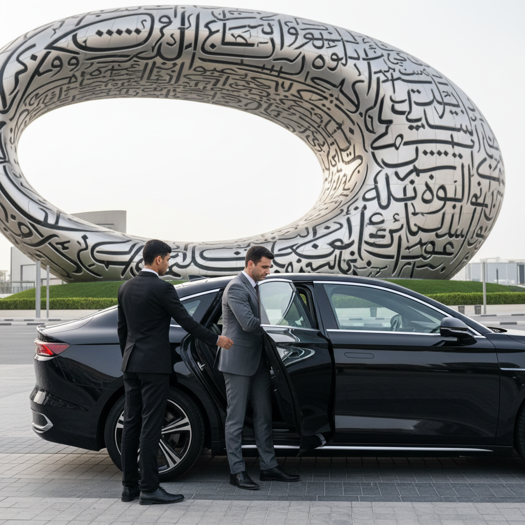 Airport Transfer Dubai, Dubai chauffeur service, DXB pickup, DWC transport, professional airport car service, reliable airport taxi alternative