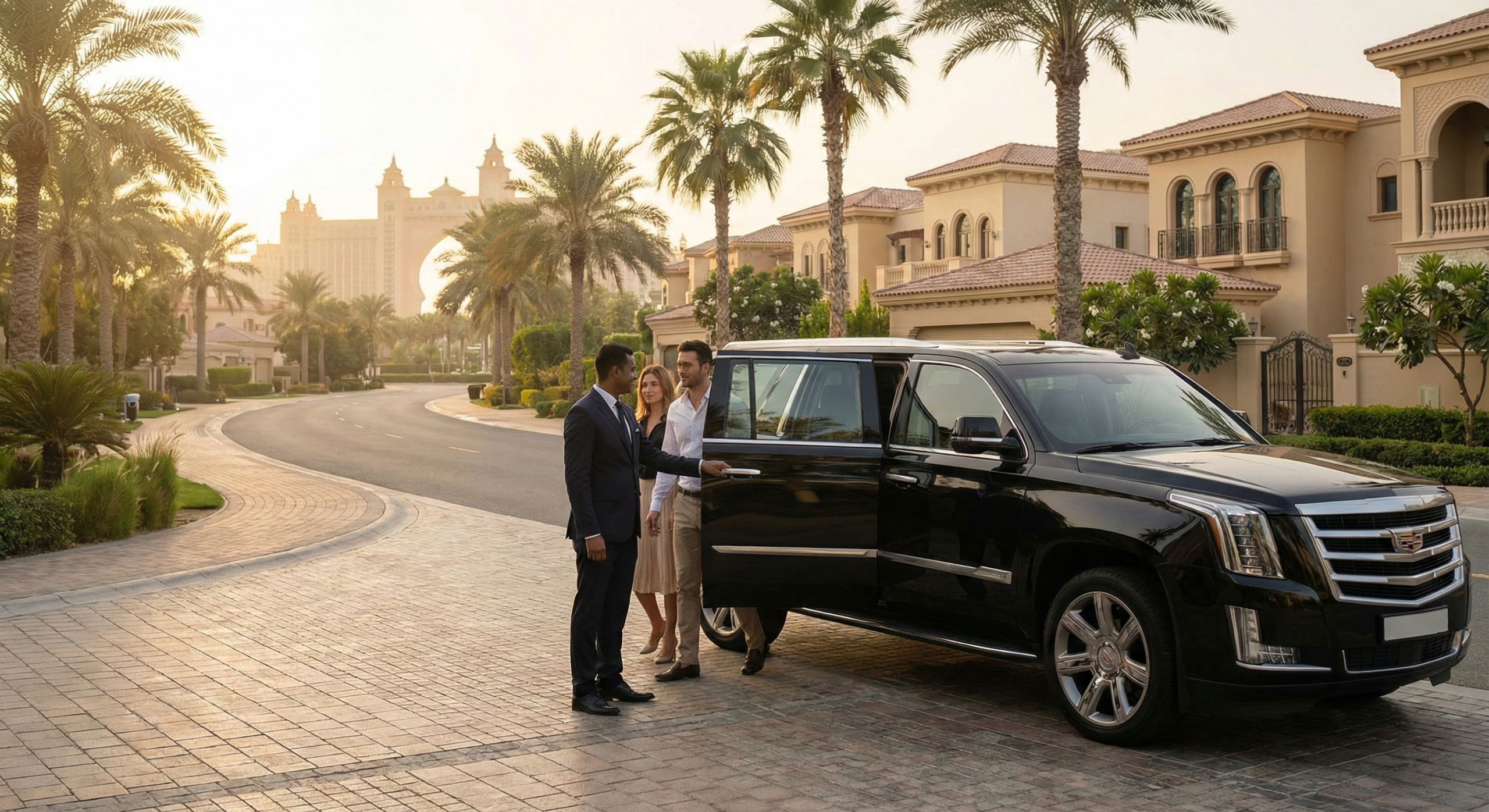 Limousine Dubai, desert safari transport, family transfers Dubai, luxury car service, Dubai tourist transport, safe family travel