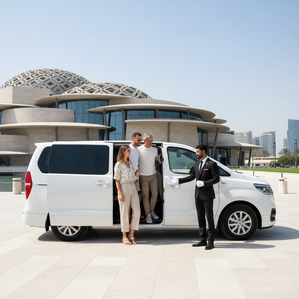 Chauffeur Services Abu Dhabi, Yas Island transport, family chauffeur, Ferrari World transport, Yas Waterworld access, Abu Dhabi family vacation, luxury transport Abu Dhabi