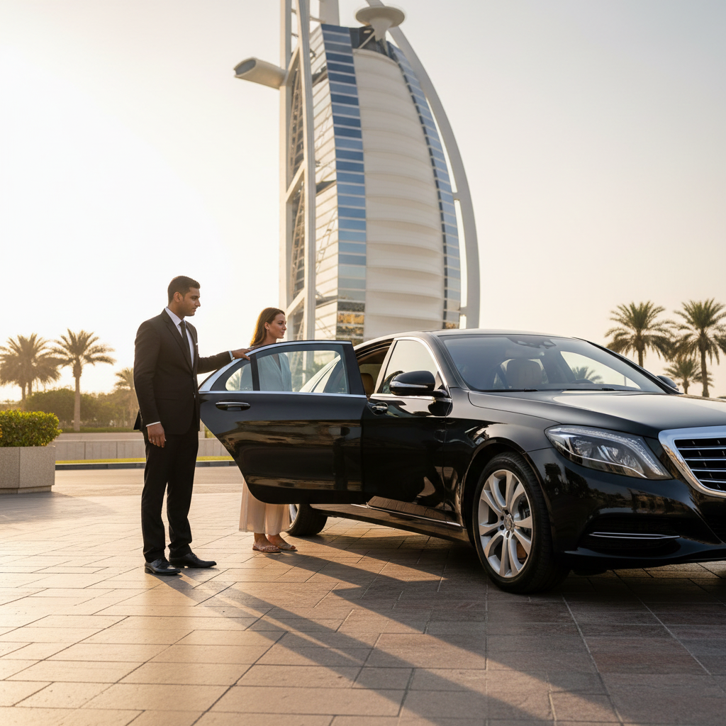 Chauffeur Services in Dubai, luxury shopping transport, private driver Dubai, Dubai Mall chauffeur, Mall of the Emirates transport, secure shopping transfers